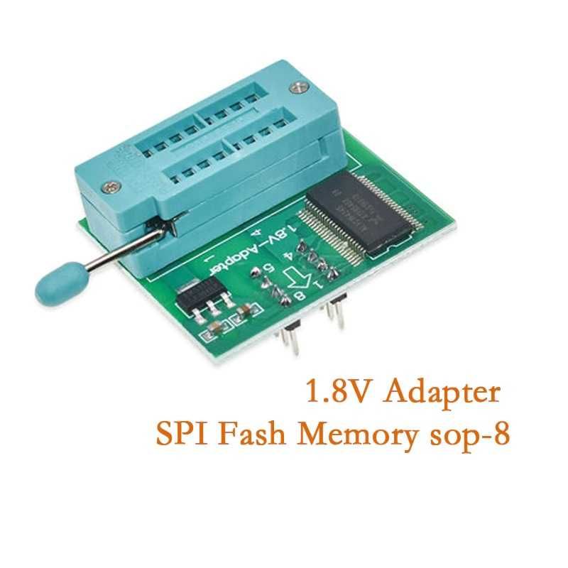 Eeprom Kit programator CH341A + adaptor cleste SOIC8 adaptor 1.8V