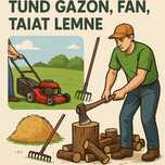 Servicii grădinărit și tăiat lemne