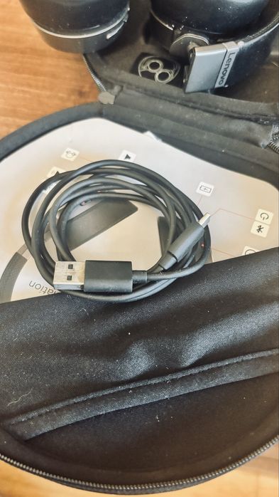 Casti bluetooth wireless Lenovo Thinkpad x1 on ear husa si cablu