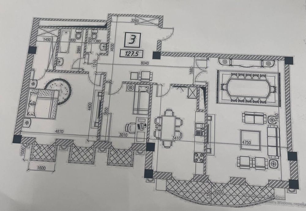 Квартира 4 ком ЖК Glinka Premium, 128м² Яккасарайский район,ГАИ Глинка