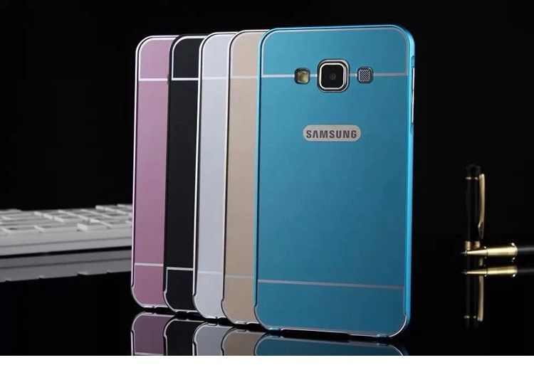 Husa / Bumper aluminiu + spate Acril Samsung Galaxy A5 2016, J1 2016