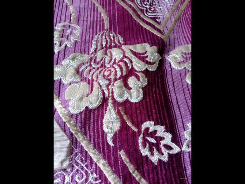 Cuvertura pat dublu cu volane matase