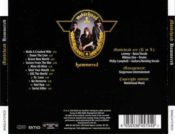 CD Motorhead - Hammered 2002