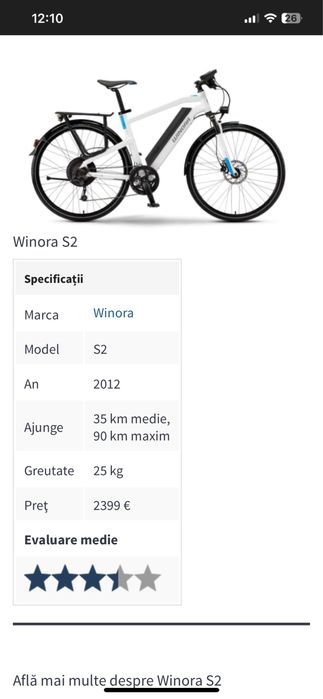 Bicicleta winnora s2 schimb cu atv copii