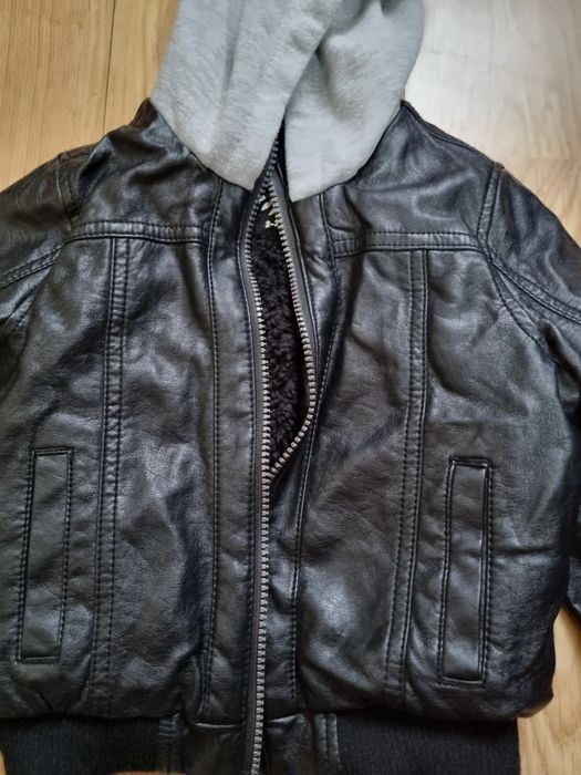 Geacă copi groasă îmblănită