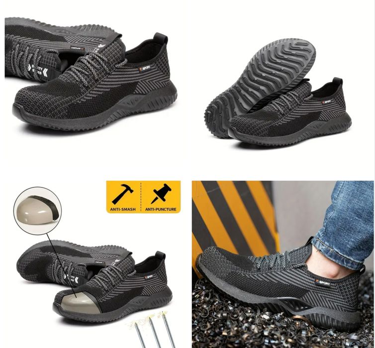 Pantofi de Protectie cu Bombeu Metalic Anti-Sparge, mărimea 42