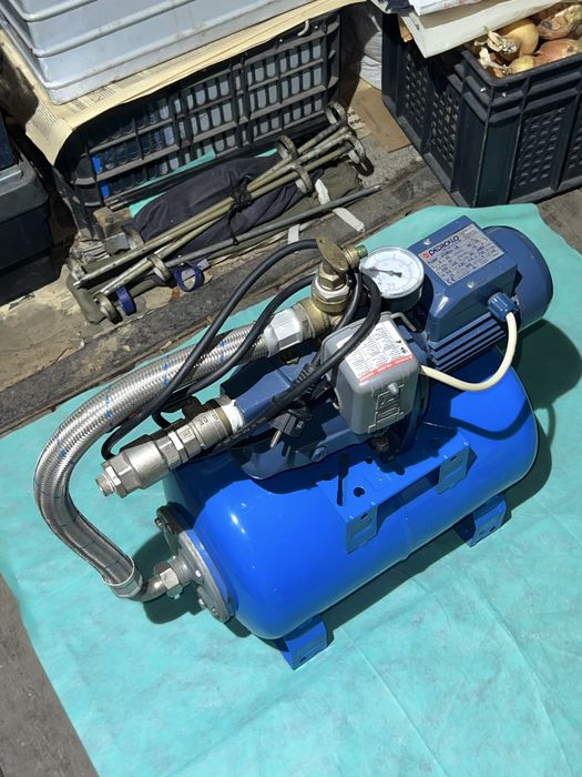 Водяной насос Pedrollo JSWm собранный в напорный комплект