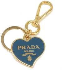 PRADA Blueheart Keychain