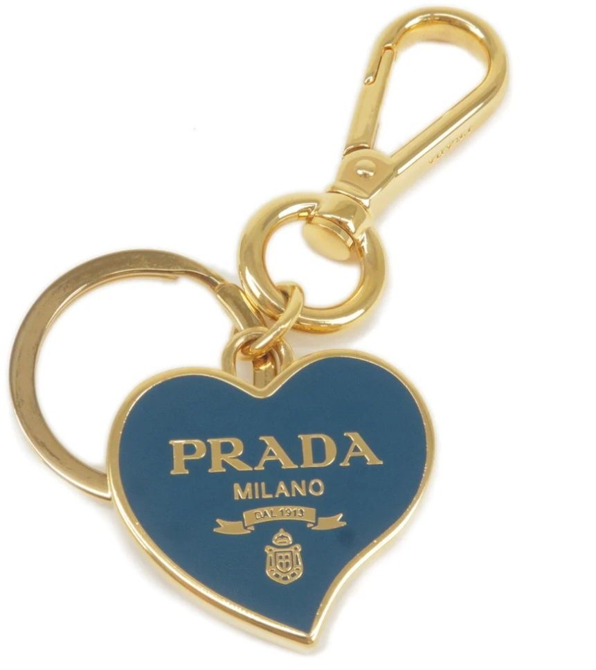 PRADA Blueheart Keychain