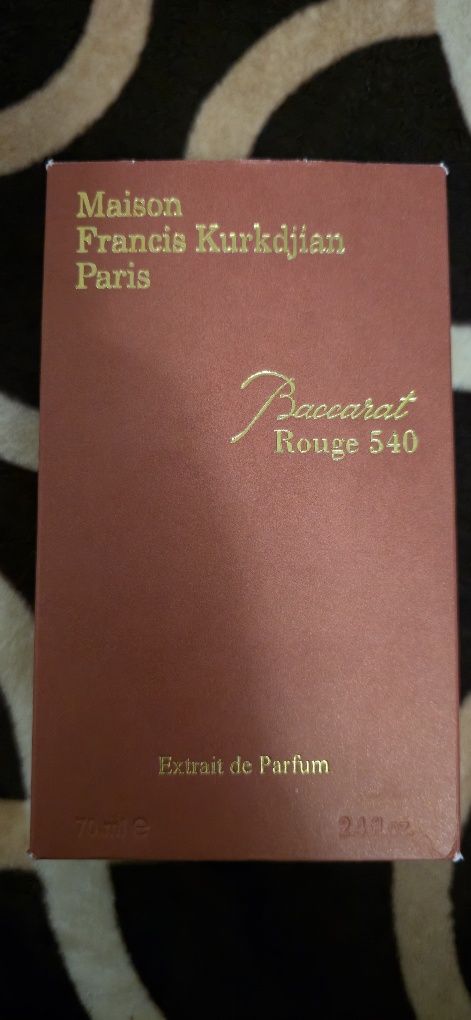 Urgent Parfum Maison Francis Kurkdjian Paris Baccarat Rouge 540