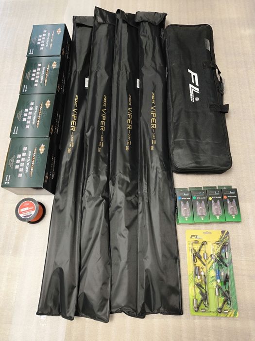 SET Complet Pescuit la Crap VIPER 3.90 3 tronsoane