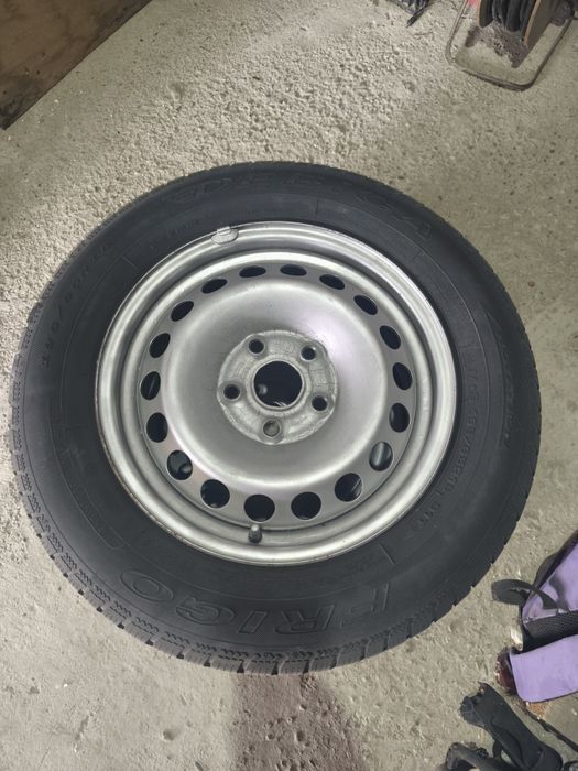 Roți wv golf 5 jante 5/112 R15 cauciucuri 195/65/15