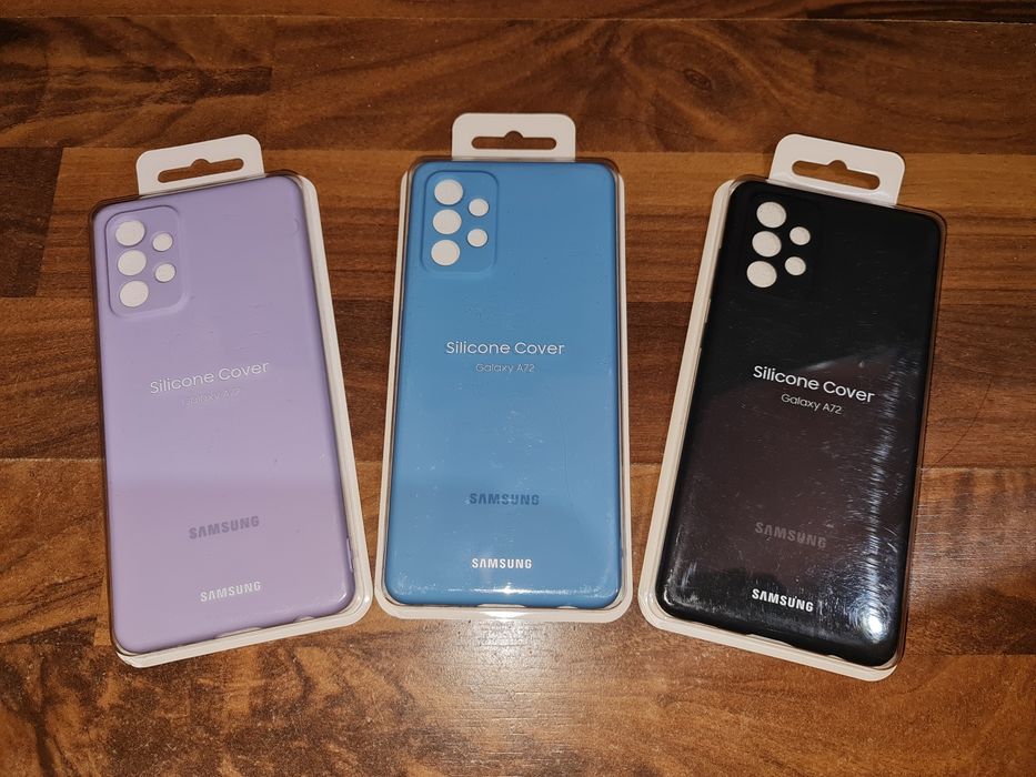 Husa silicon originala Samsung Silicone Cover Galaxy A72 A725
