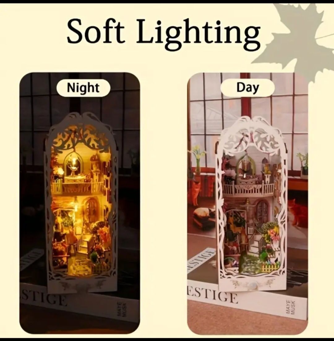 DIY 3D миниатюрна къща/градина Flower hous/Nook kit