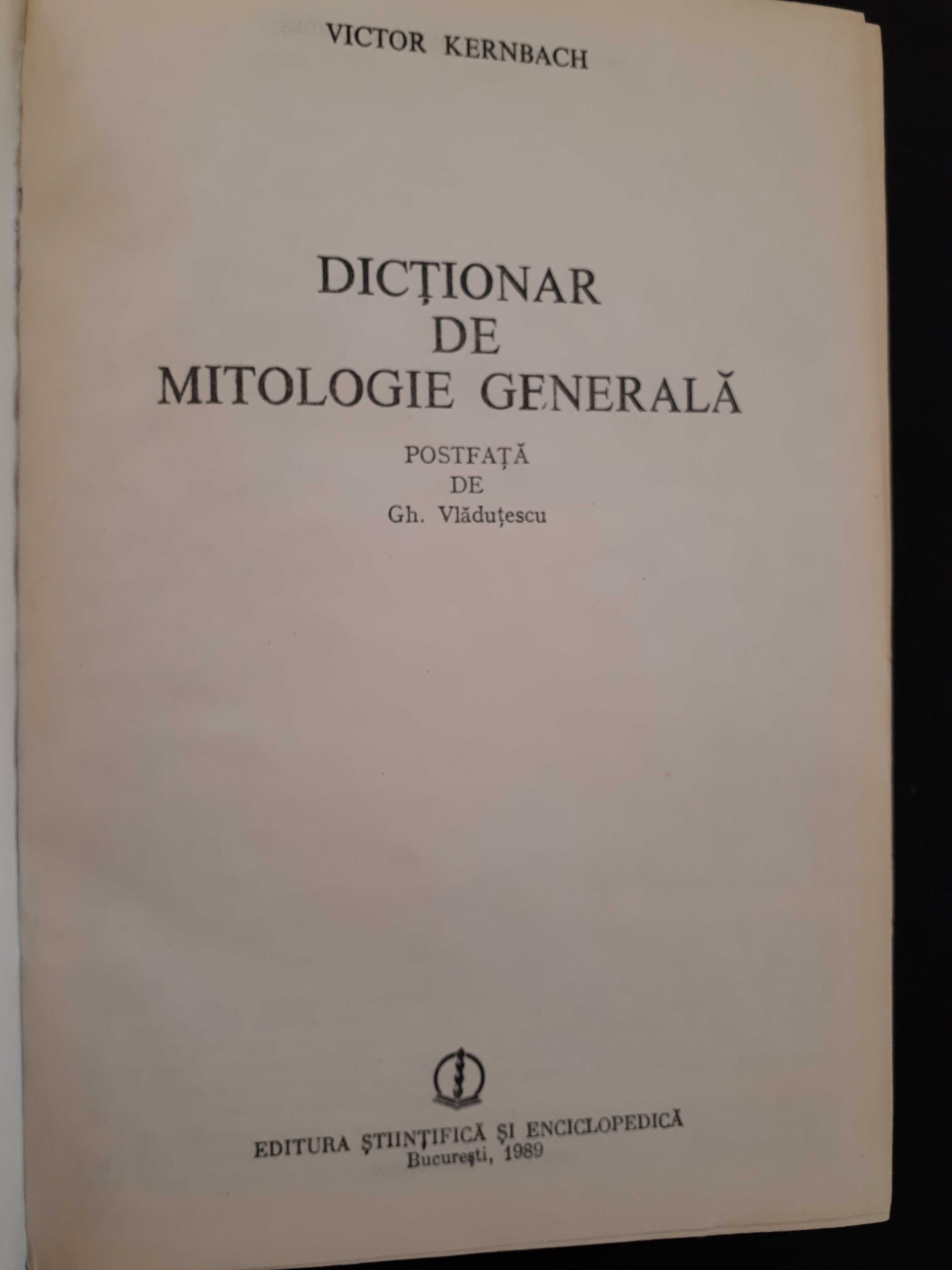 Dictionar de mitologie generala, Victor Kernbach