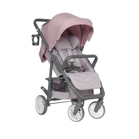 Carucior nou nascut Euro-Cart FLEX pana la 22 kg 0 - 36 luni, Roz