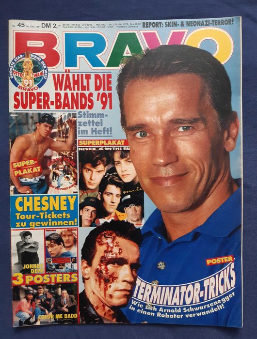 Голяма Колекция Стари Немски Списания BRAVO 163 Броя /1990 - 1994 год.