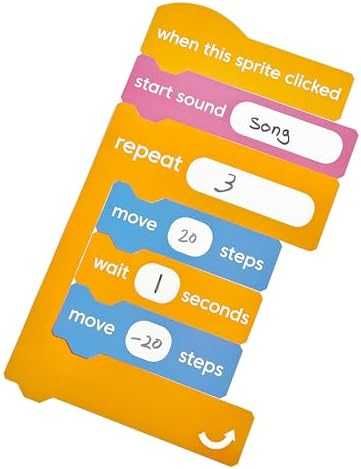 Нов Магнитни блокчета за програмиране Scratch STEM комплект за 8+ деца