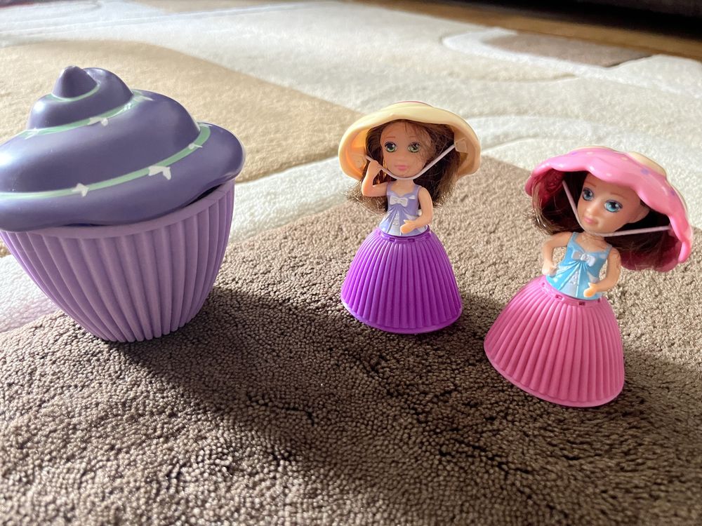 Trei Cupcake dolls papusa briosa