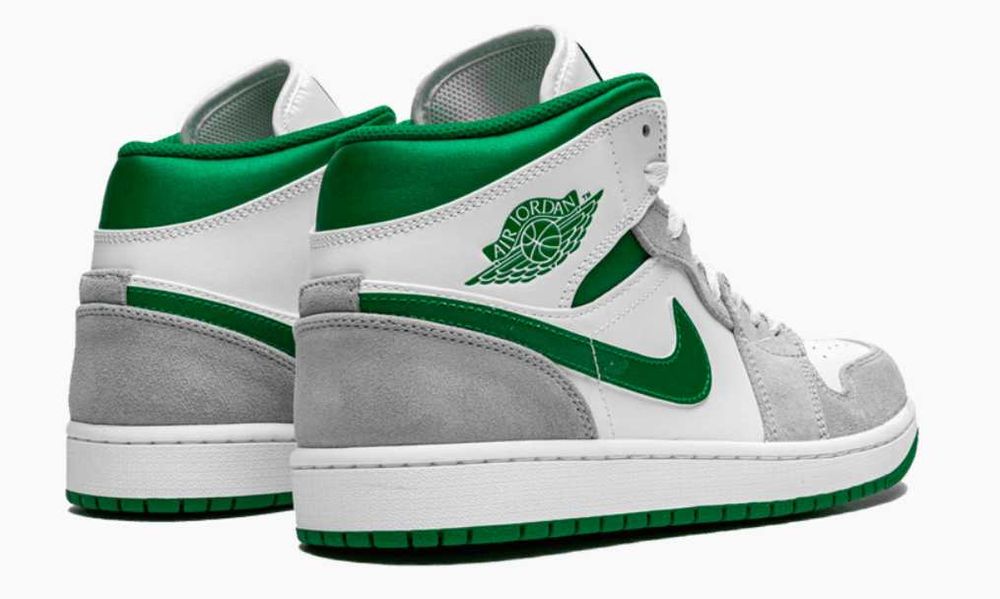 Jordan 1 Mid Grey Green