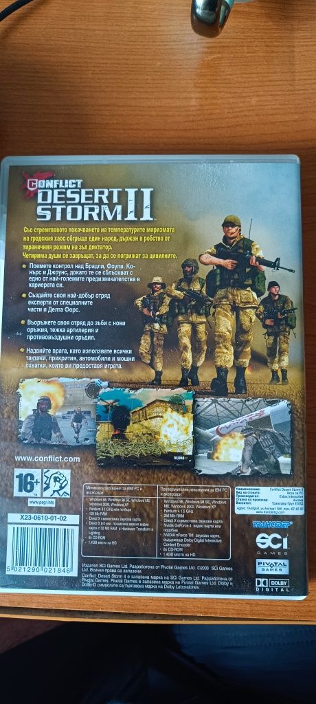Conflict Desert Storm II PC игра