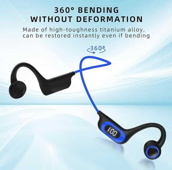 Костнопроводими, водоустойчиви, безжични Bluetooth слушалки Générique