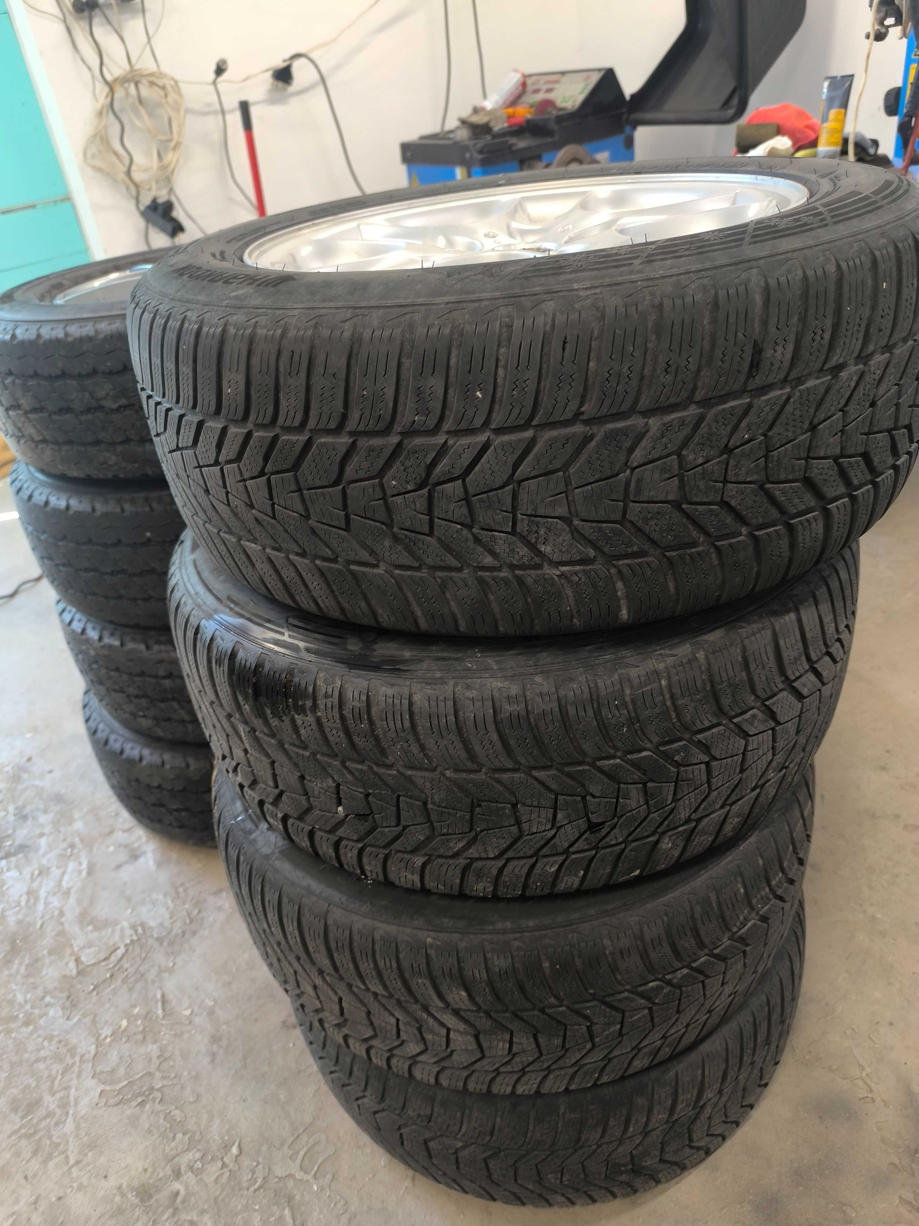 Алуминиеви джанти за BMW X3 със зимни гуми Hankook 235/55/17