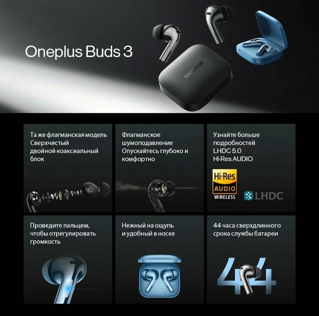 Беспроводные наушники OnePlus Buds 3 Black