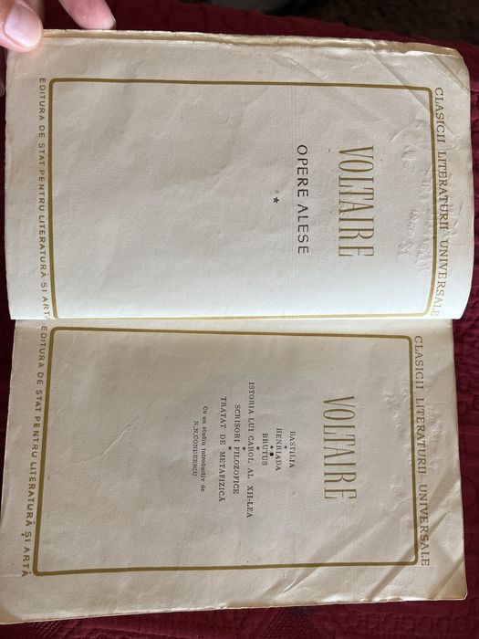 Set 5 cărți vechi literatură română și universală