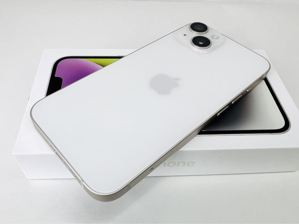 Apple iPhone 14 128GB Starlight 100% Батерия! Гаранция!