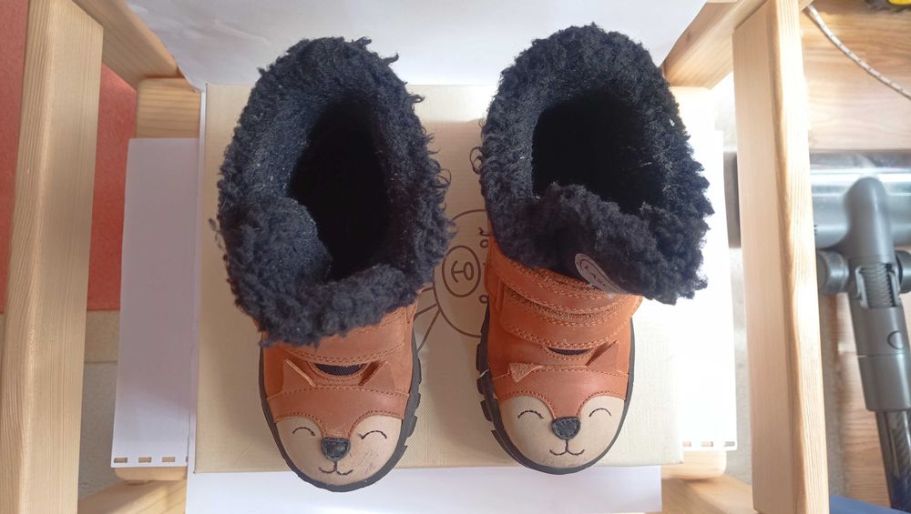 Бебешки ботуши / Детски ботуши Lasocki (кожа, непромокаеми, р. 25)