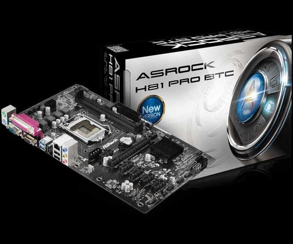 KIT Intel Celeron G1840, 4GB RAM, Placa de baza ASROCK H81 PRO BTC