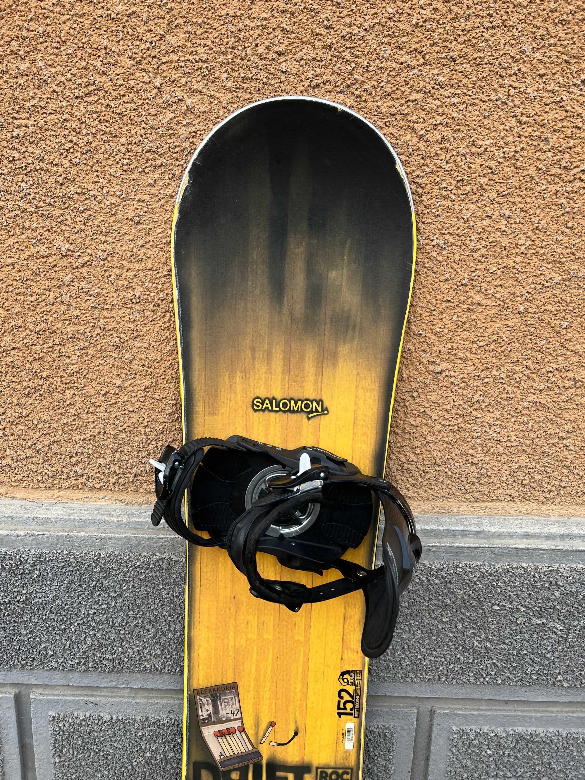 placa snowboard salomon drift rocker L152