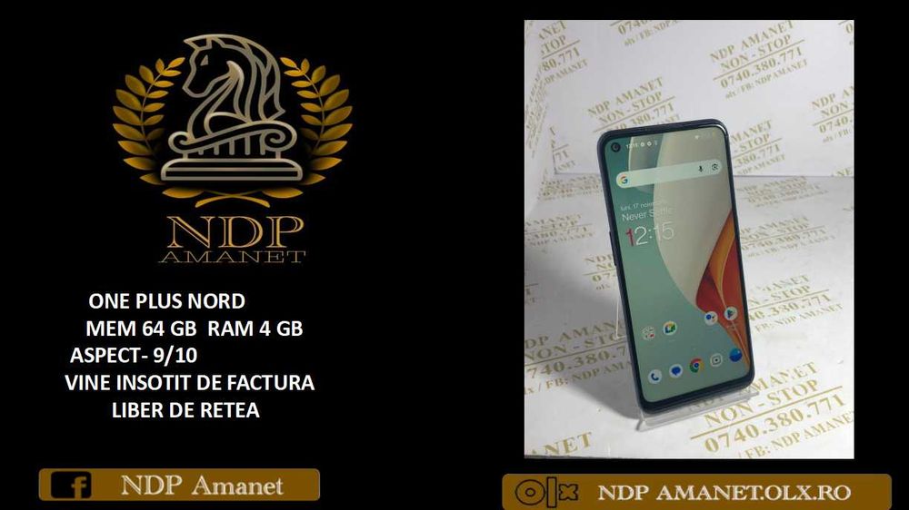 NDP Amanet Calea Mosilor 298 ONE PLUS NORD (6645)