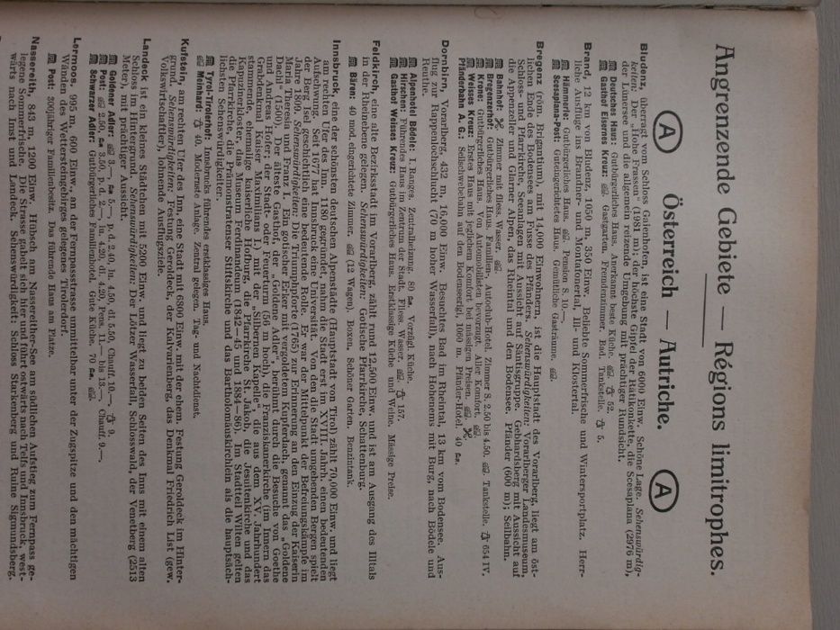 Антика 1933 Пътеводител Швейцария (за Автомобилисти)