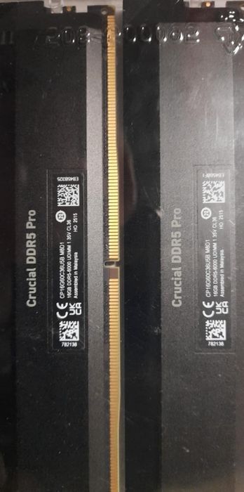 Memorii RAM crucial ddr5 pro 2x16gb