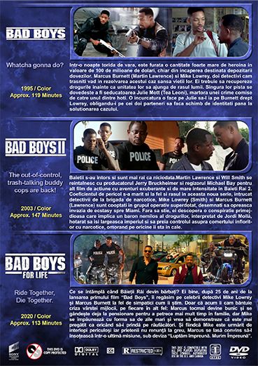 Băieți răi / Bad Boys Collection DVD subtitrate in limba romana