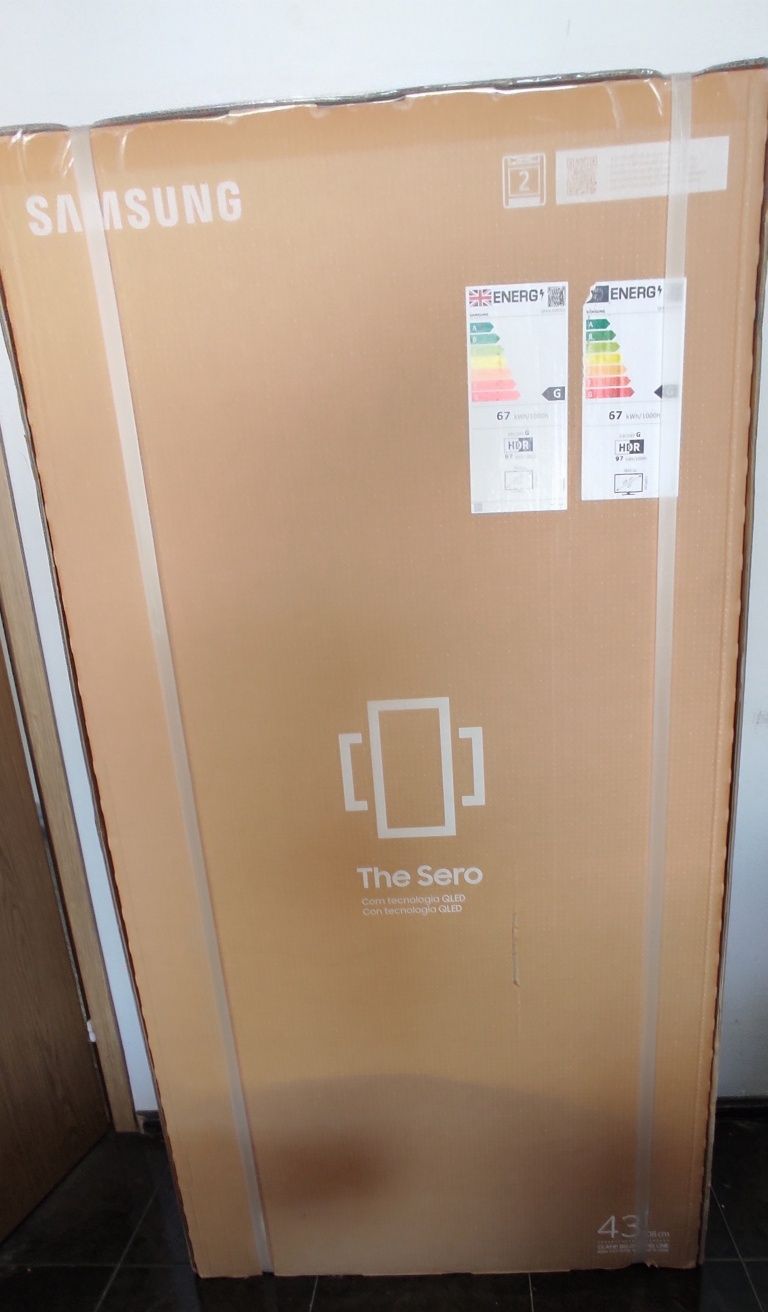 Нов телевизор SAMSUNG QE-43LS05BG 4K QLED THE SERO 43.0