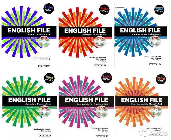 Книги English file, Family and Friends, New Challenges, face2face