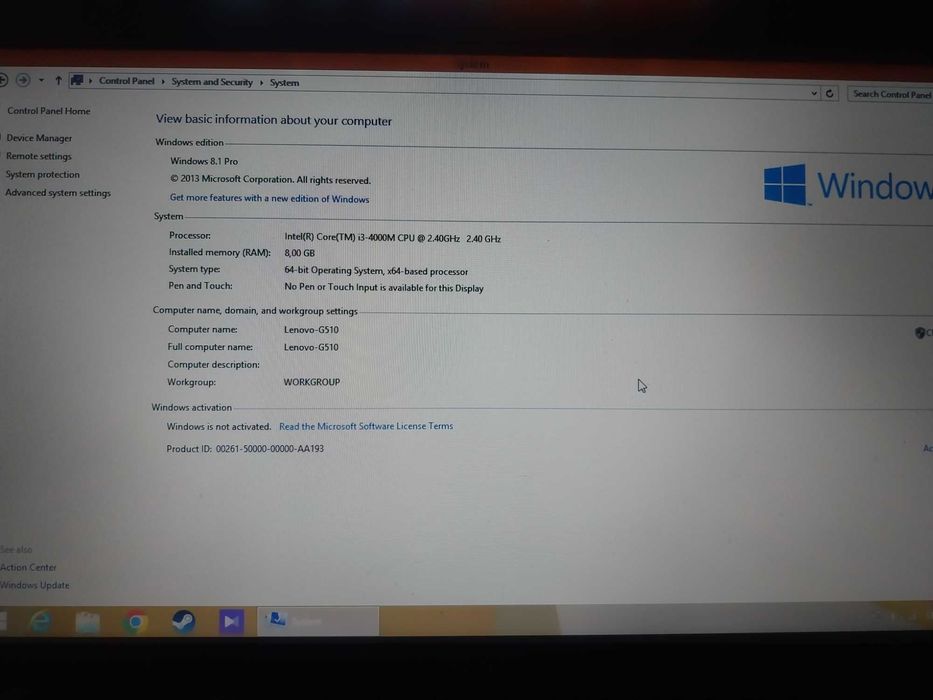лаптоп Lenovo G510