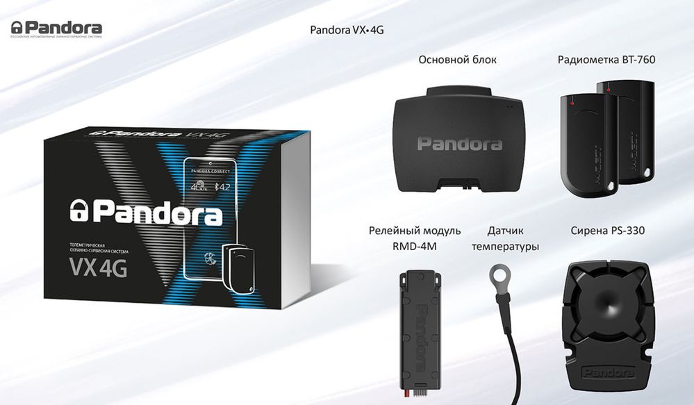 Автосигнализация Pandora VX-4G Официальный дилер более 15 лет