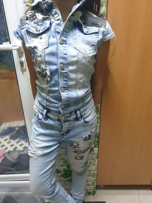 Нов дънков гащеризон Denim