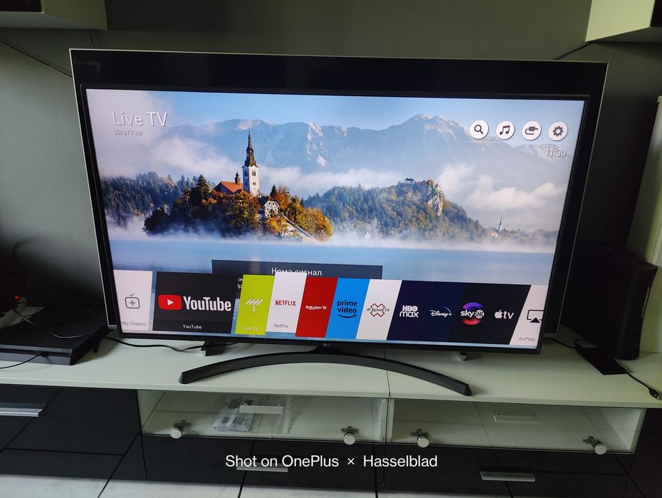 Телевизор LG 55 Инча TV 4K UHD четири ядрен модел 2020 година изряден
