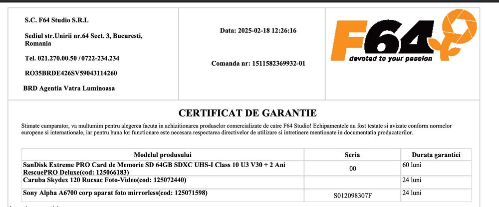 Sony a6700 - Mirrorless - Ca Nou - GARANTIE