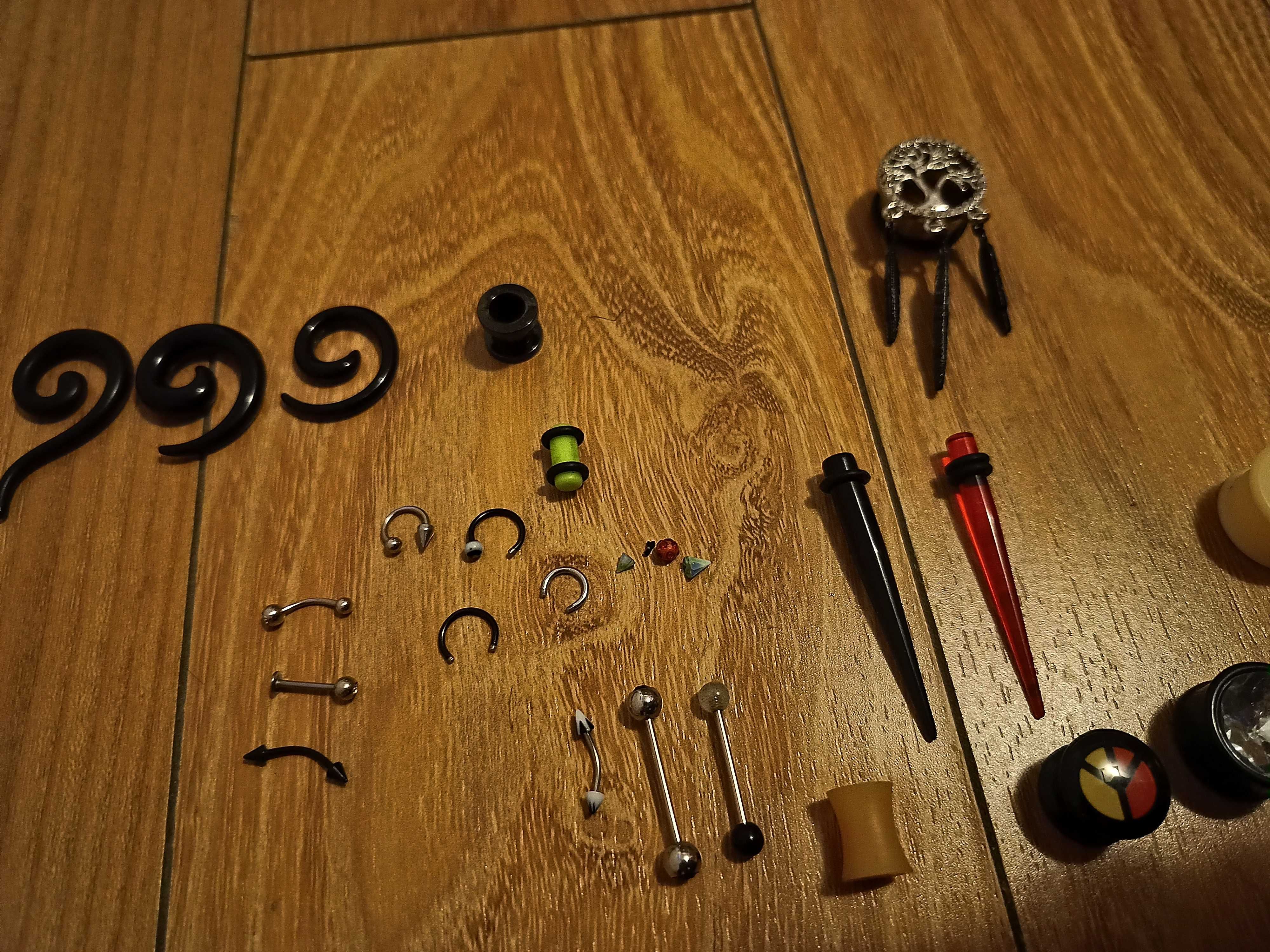 25 Expandere/Flash Tunnel/Ear Plug l,Piercing-CristalUrechi 10-20mmNoi