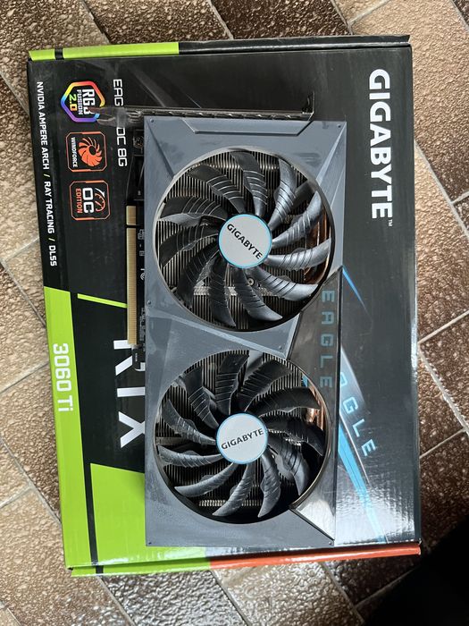 Видеокарта Gigabyte RTX 3060 TI- 8 pin