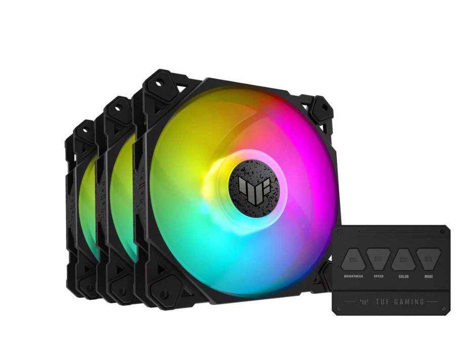 Kit ventilatoare carcasa 3in1 ASUS TUF GAMING TF120, ARGB, 120mm