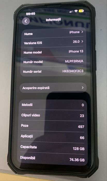 Apple iphone 13, ios 26