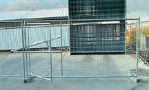 Gard mobil imprejmuire santier, evenimente, modul, plasa, talpa beton