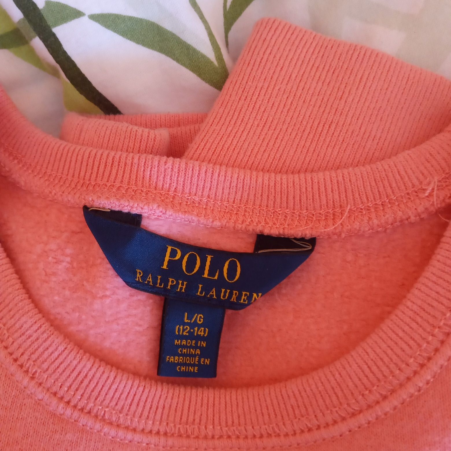 Оригинална детска блуэа с дълъг ръкав POLO RALPH LAUREN раэмер 12-14 г